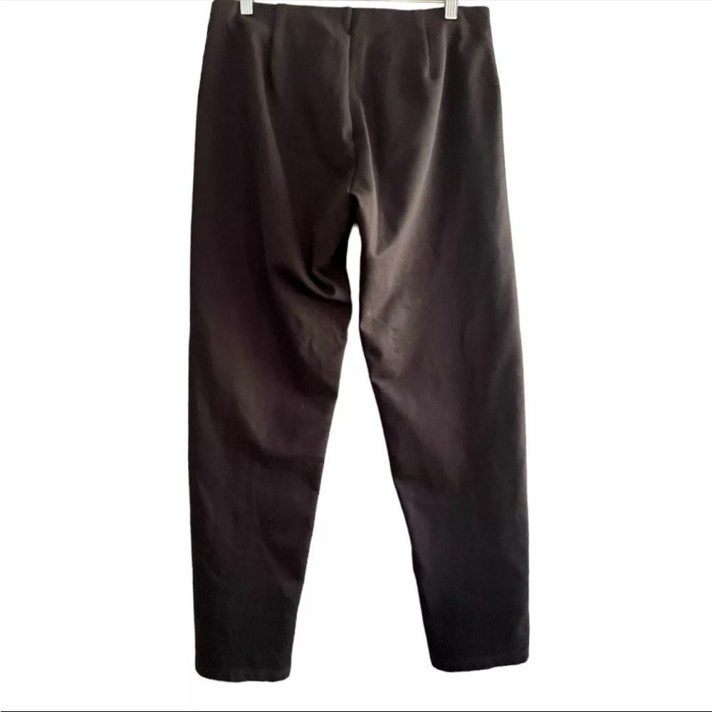 Eileen Fisher Rayon, Nylon Spandex Stretch Ponte Straight Pull on Pants Size M - Picture 6 of 8